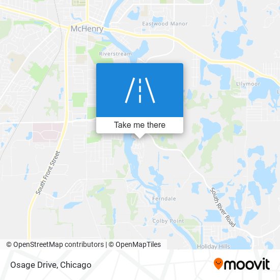 Osage Drive map