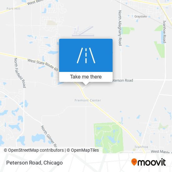 Mapa de Peterson Road