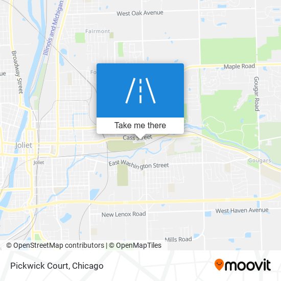 Pickwick Court map