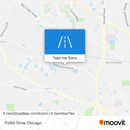 Pollitt Drive map
