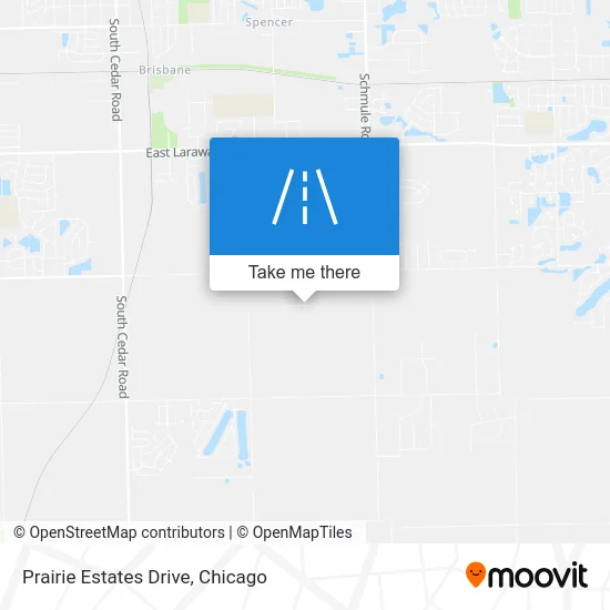 Prairie Estates Drive map