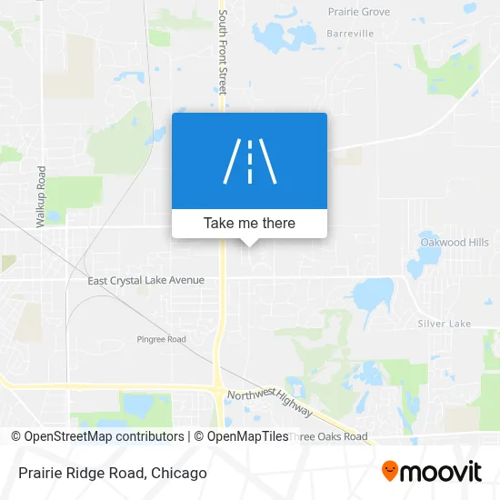 Prairie Ridge Road map