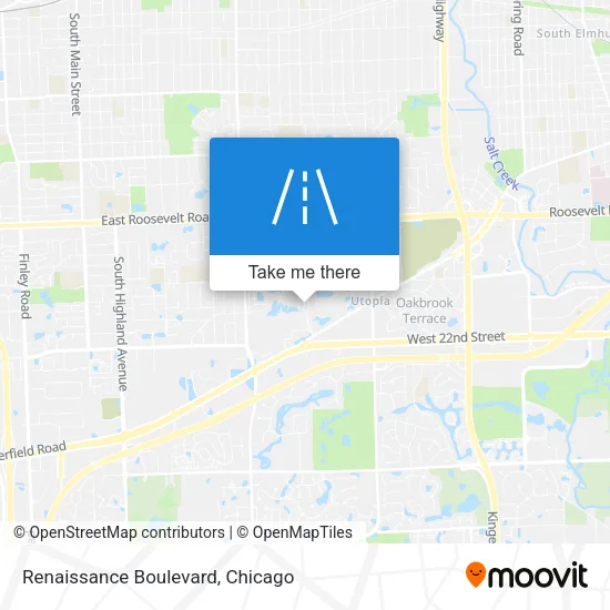 Renaissance Boulevard map