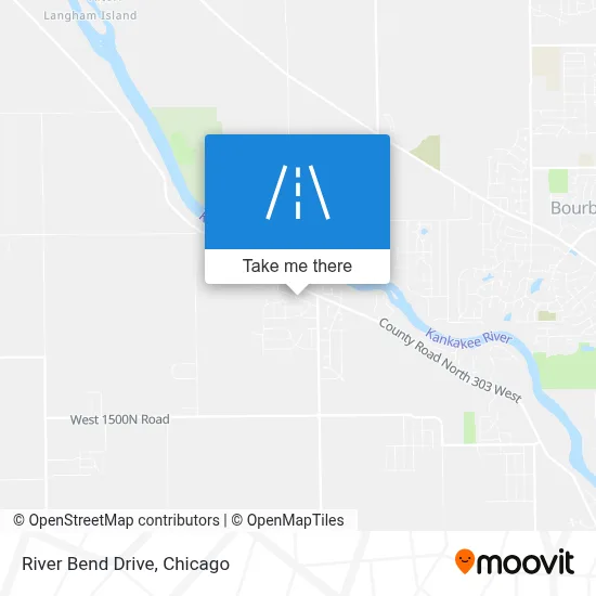 River Bend Drive map