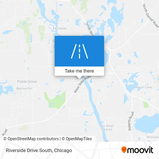 Riverside Drive South map
