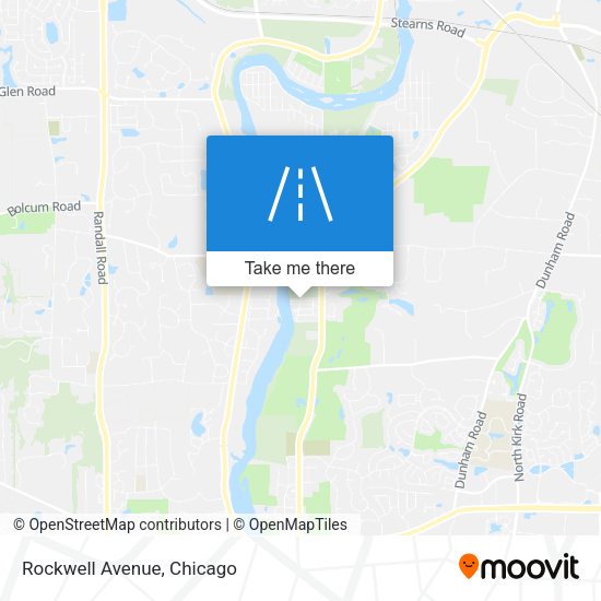 Mapa de Rockwell Avenue