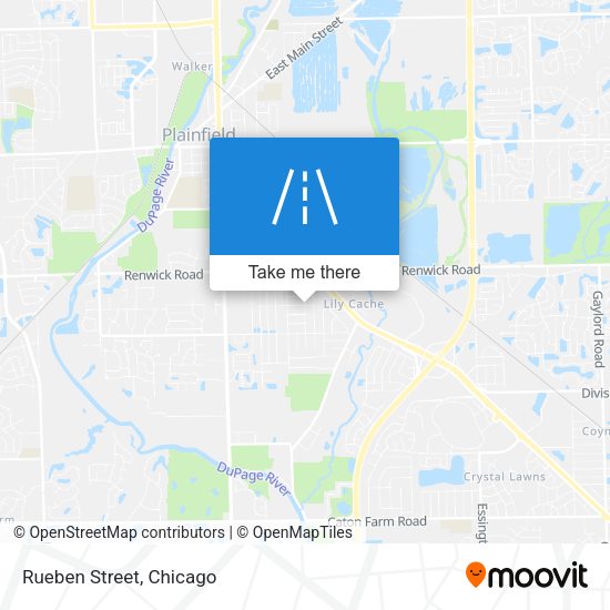 Mapa de Rueben Street