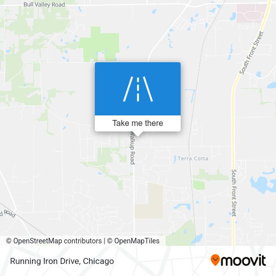 Mapa de Running Iron Drive