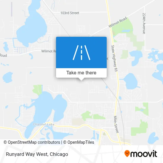 Runyard Way West map