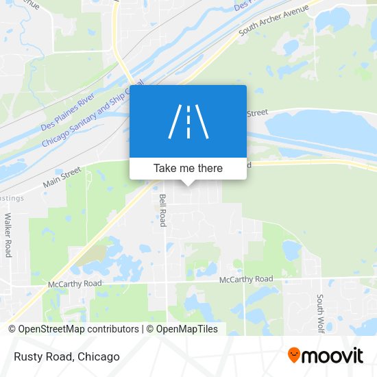 Mapa de Rusty Road