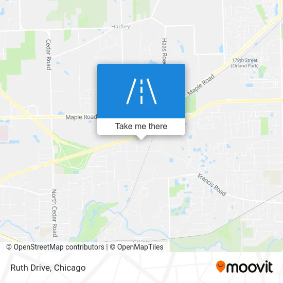 Ruth Drive map