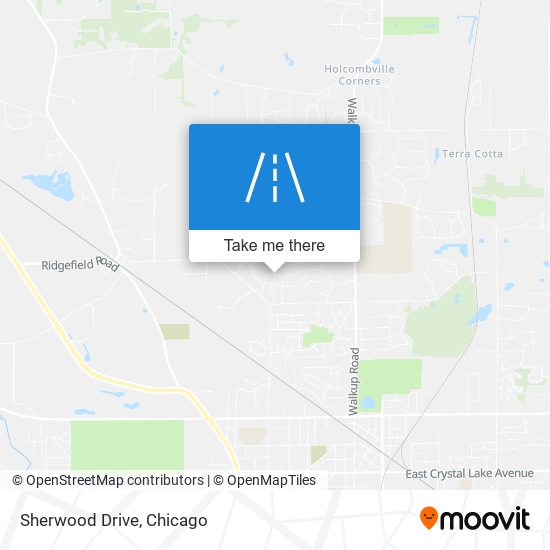 Sherwood Drive map