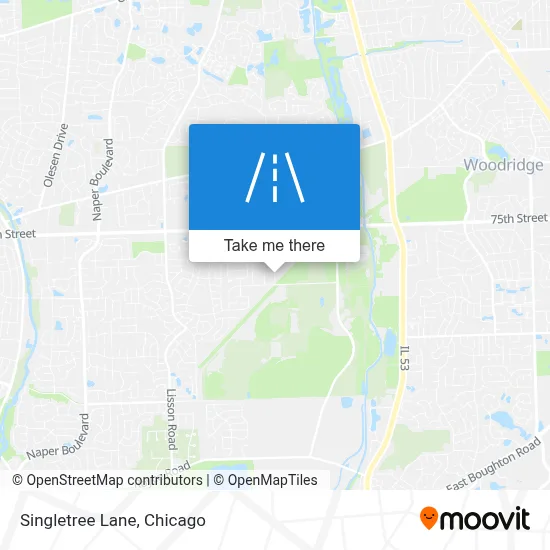 Singletree Lane map