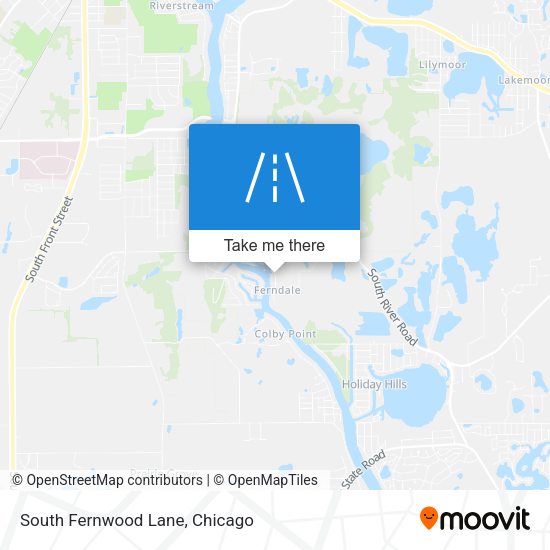 Mapa de South Fernwood Lane