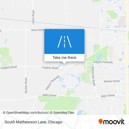 South Mathewson Lane map