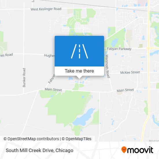 South Mill Creek Drive map