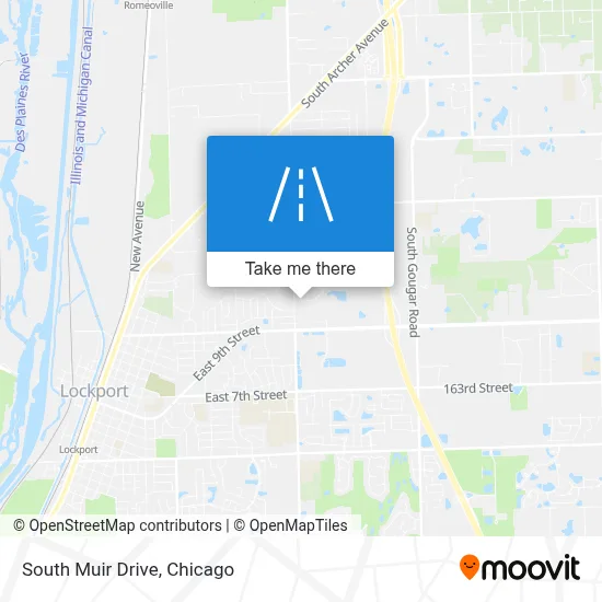 South Muir Drive map