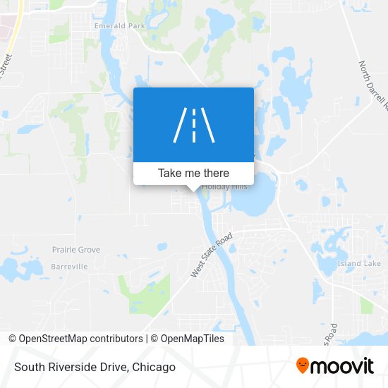 South Riverside Drive map