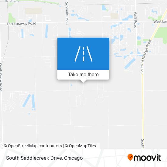 Mapa de South Saddlecreek Drive