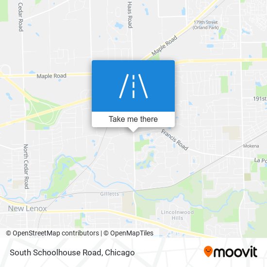 Mapa de South Schoolhouse Road