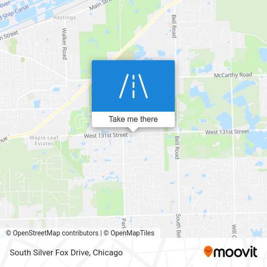 Mapa de South Silver Fox Drive
