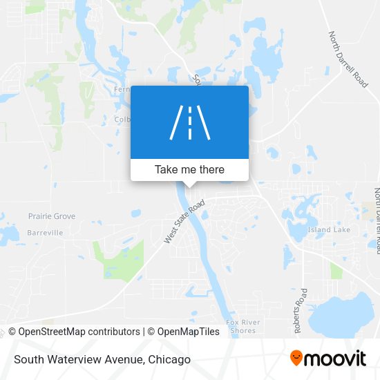 Mapa de South Waterview Avenue