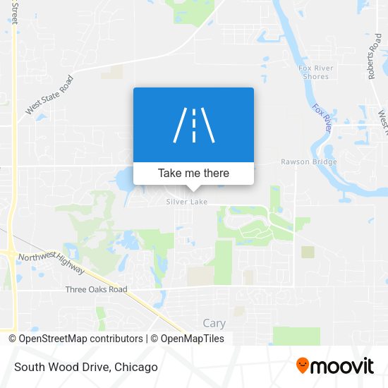 Mapa de South Wood Drive