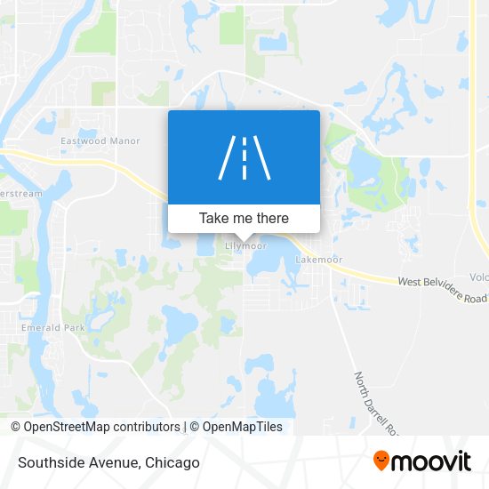 Mapa de Southside Avenue