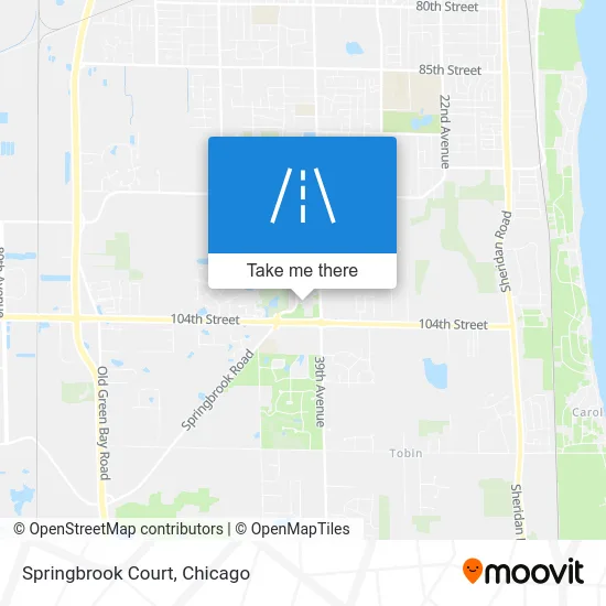 Springbrook Court map