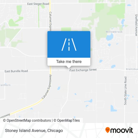 Stoney Island Avenue map