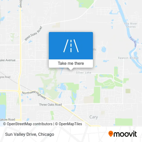 Sun Valley Drive map