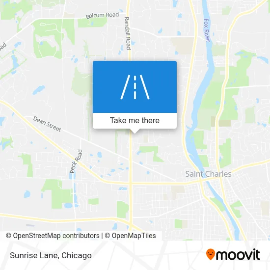 Sunrise Lane map