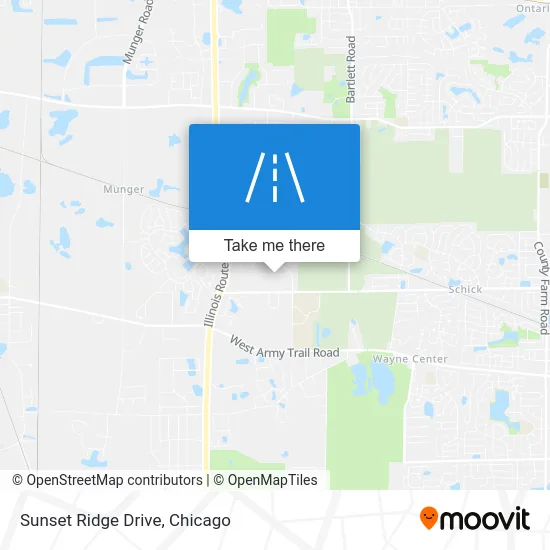 Sunset Ridge Drive map