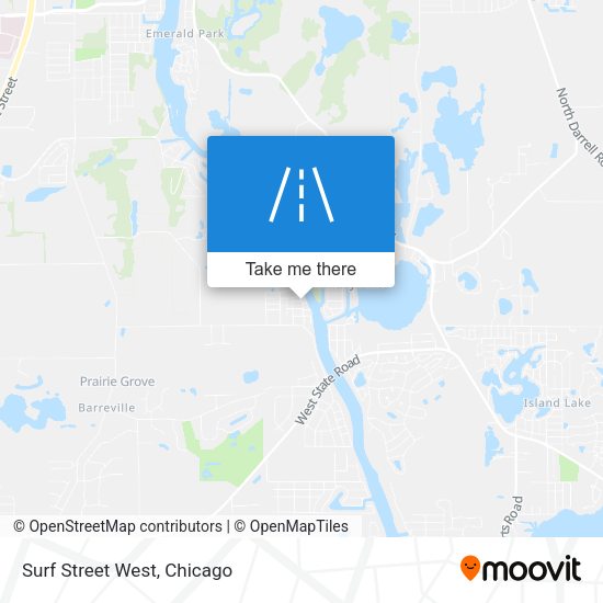 Mapa de Surf Street West