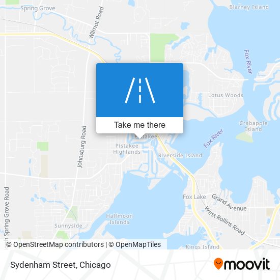 Mapa de Sydenham Street