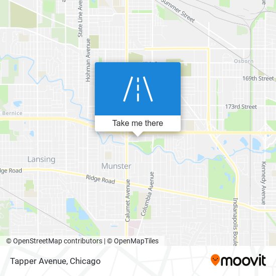 Tapper Avenue map