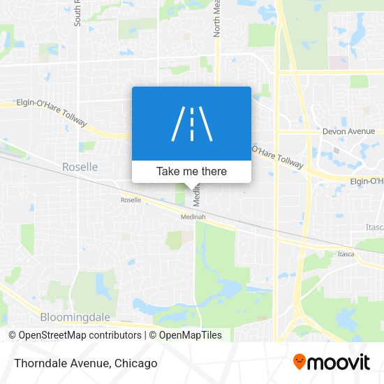Mapa de Thorndale Avenue