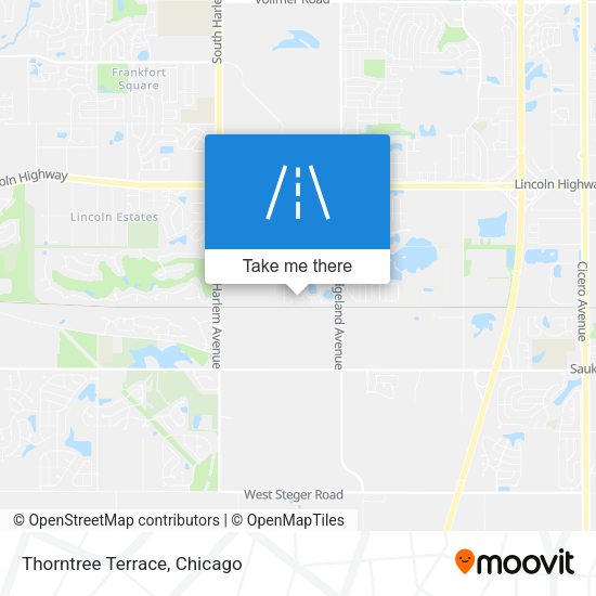 Mapa de Thorntree Terrace