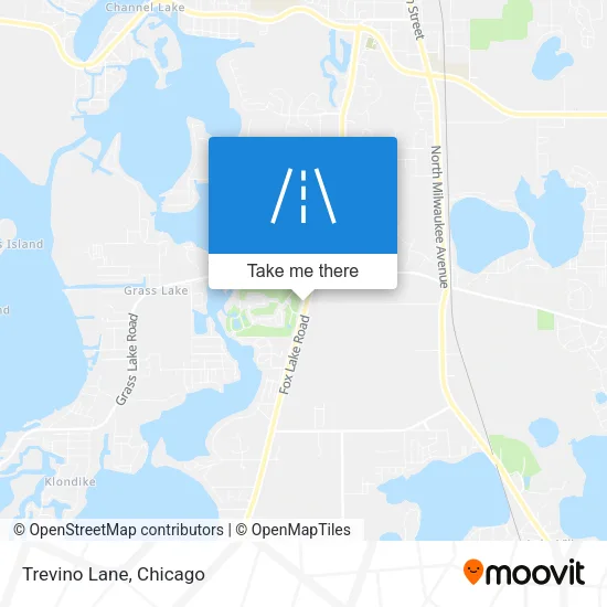 Trevino Lane map