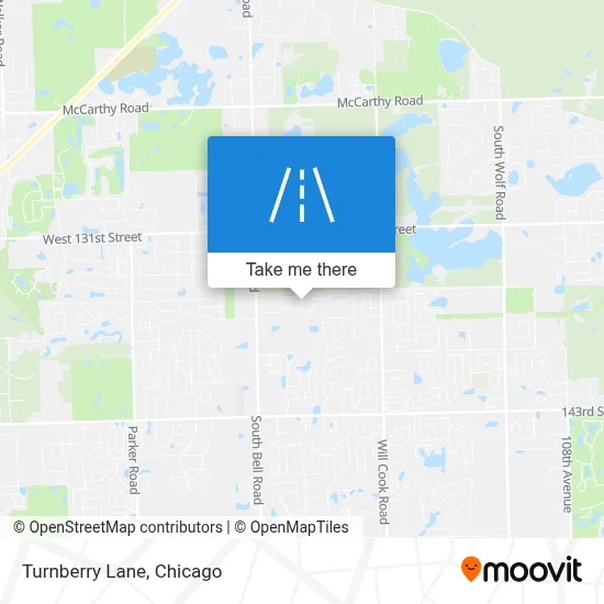 Turnberry Lane map