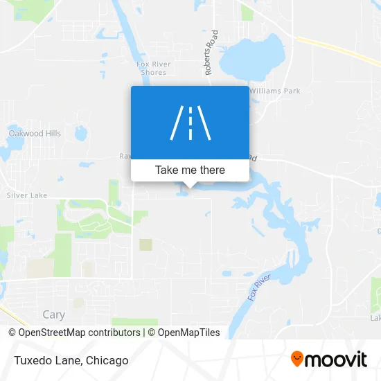 Tuxedo Lane map