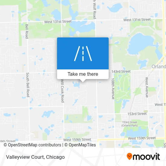 Valleyview Court map