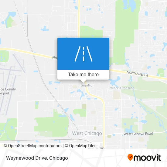 Waynewood Drive map