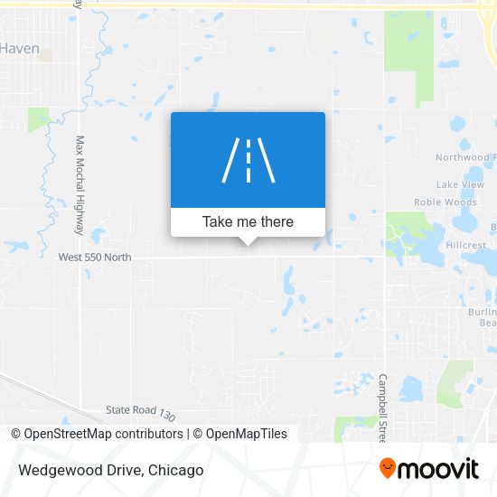 Mapa de Wedgewood Drive