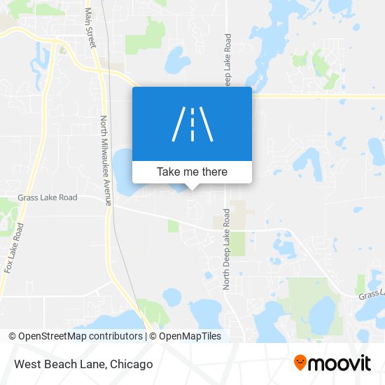 Mapa de West Beach Lane