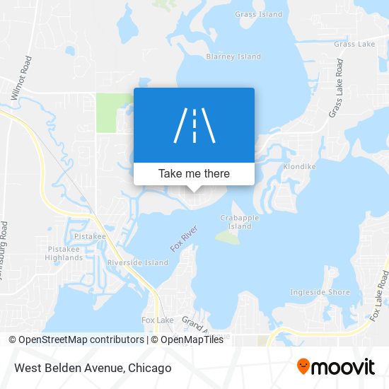 Mapa de West Belden Avenue