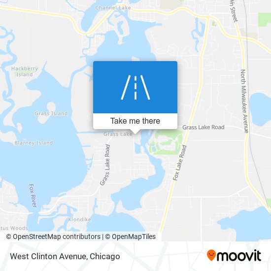 Mapa de West Clinton Avenue