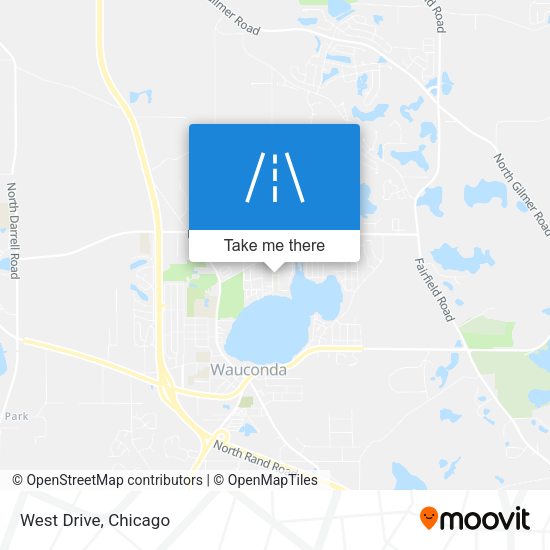 Mapa de West Drive
