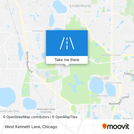 West Kenneth Lane map