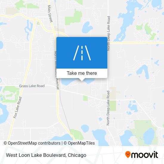 West Loon Lake Boulevard map